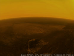 Titan from 25km altitude