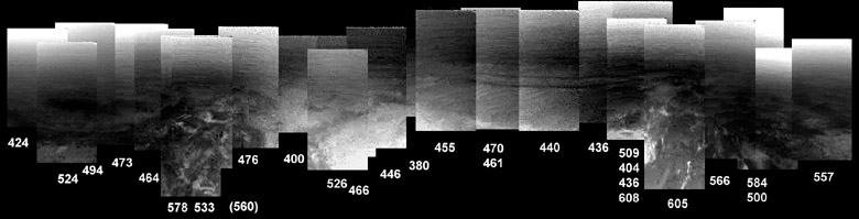 Huygens distant view, flatfield corrected